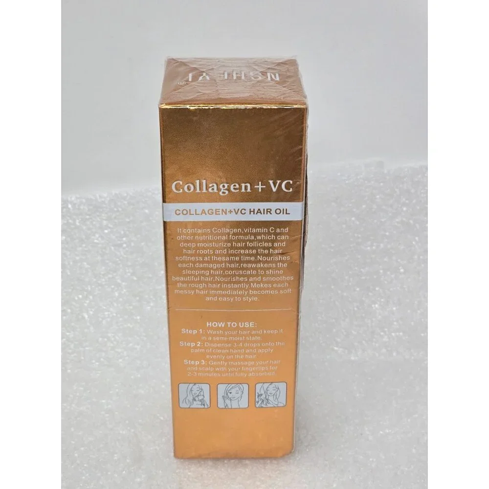 Nsheyi Collagen+VC Professional Hair Oil 100ml Shining Hair Healthy Scalp Repair